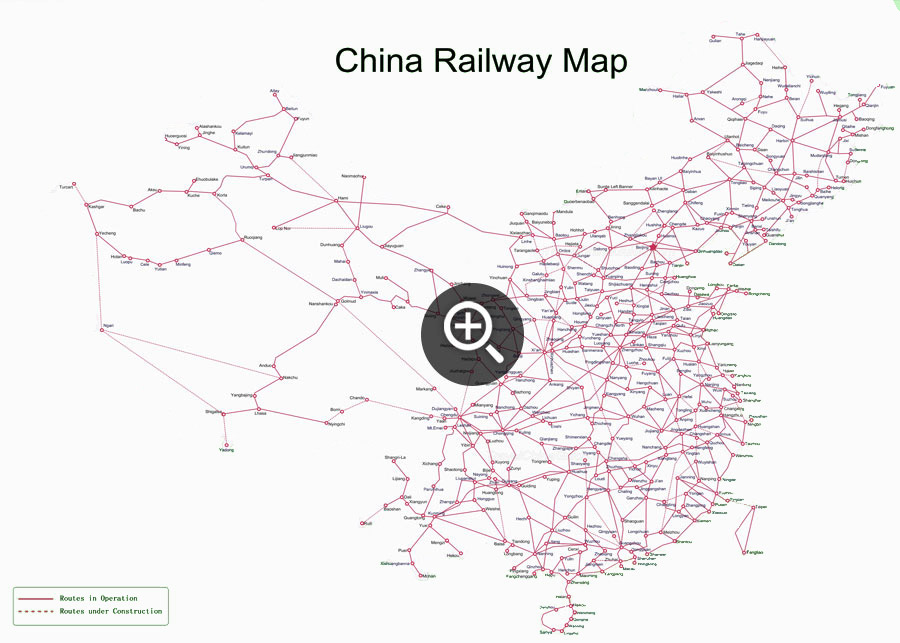 China Railway Map